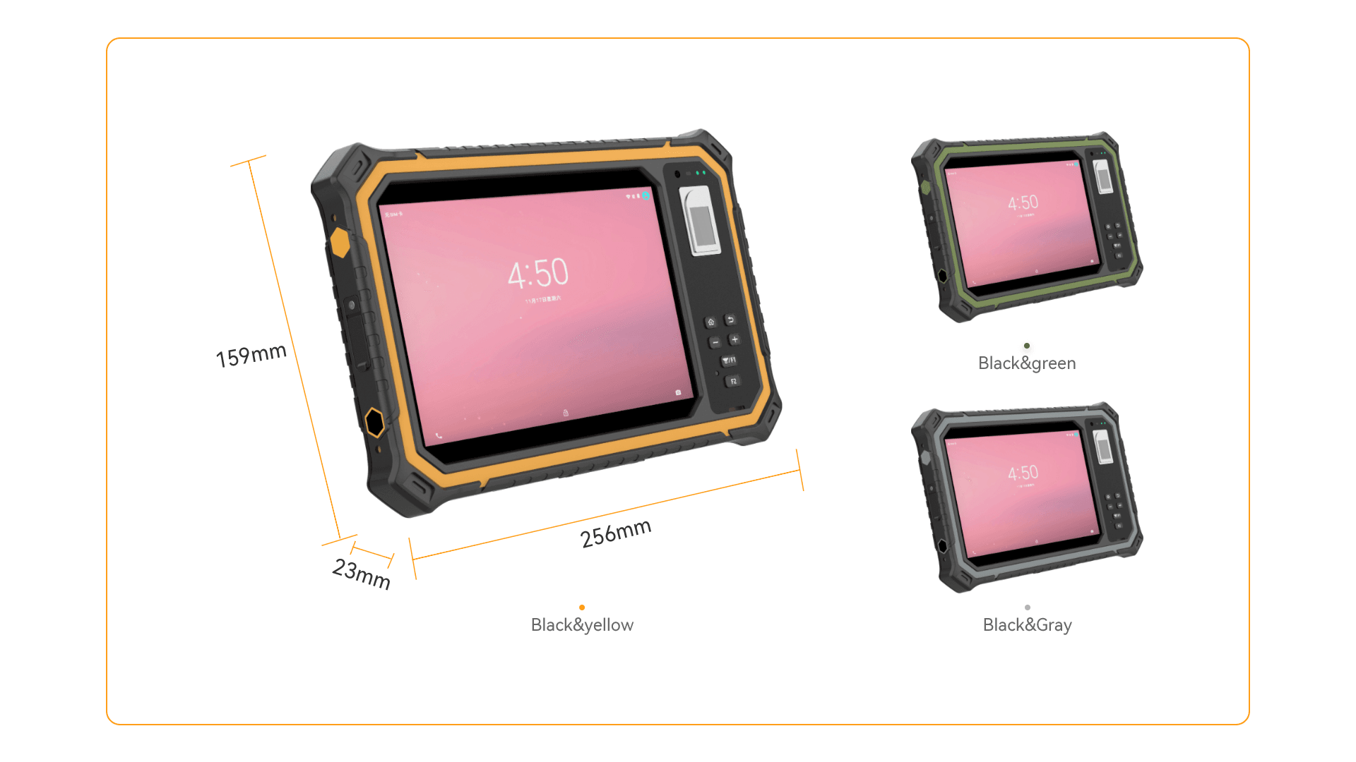 rugged android tablet 8 inch
