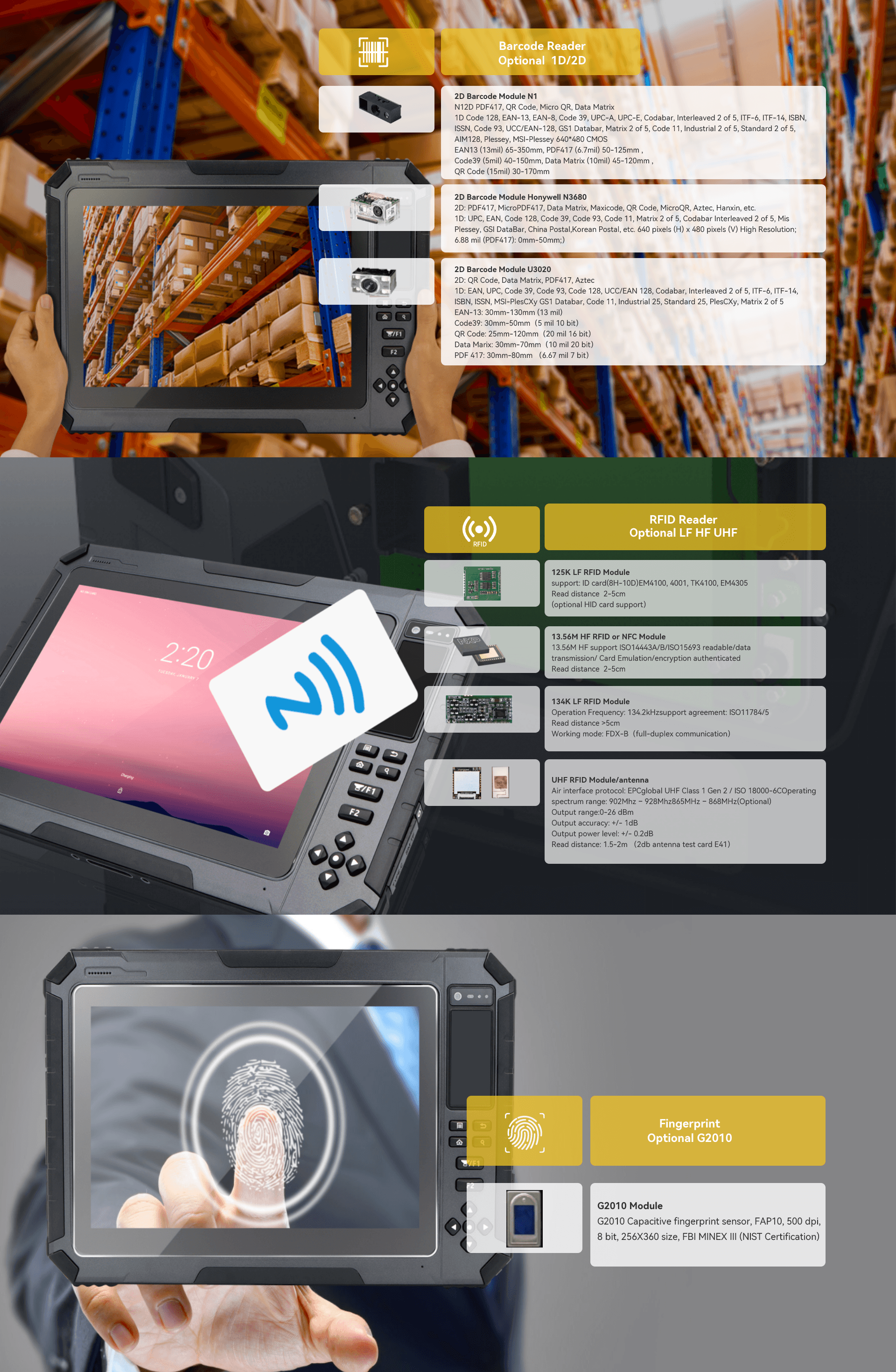 ATEX intrinsically safe tablet 