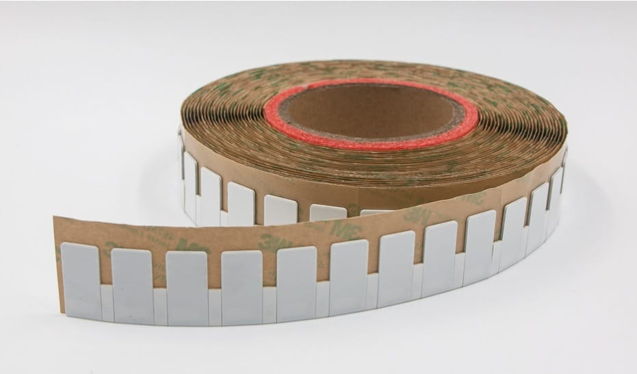 Flexible printable anti-metal RFID tags