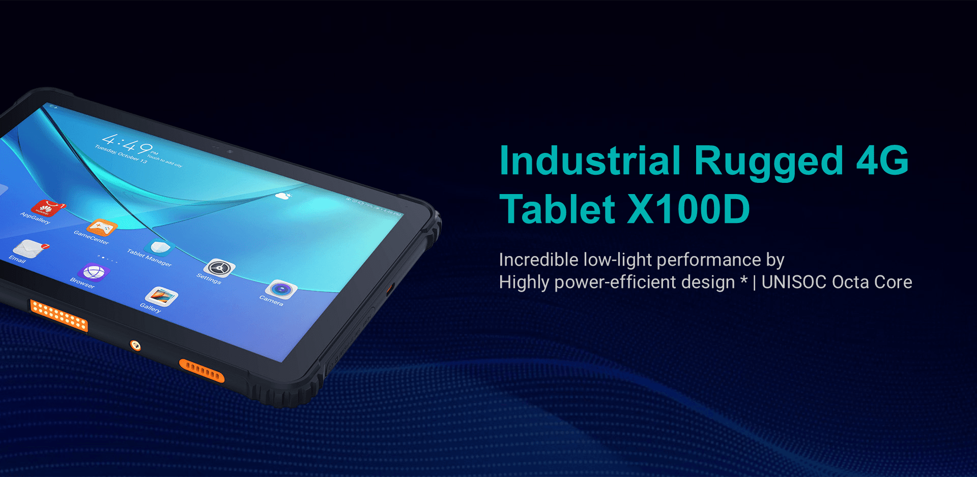X100D Android Rugged 10 inch tablet