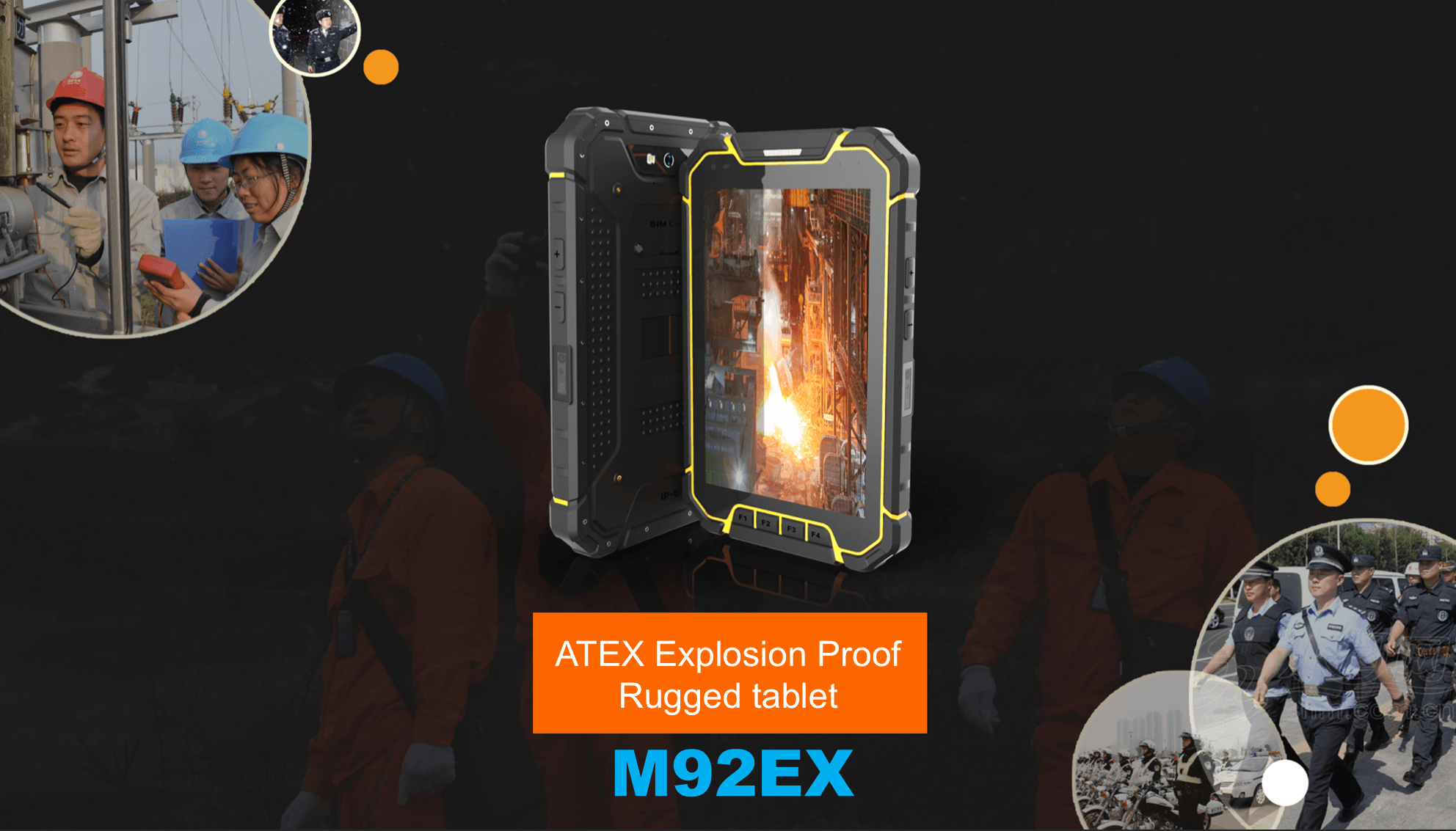 ATEX Explosion Proof Rugged Tablet M92EX