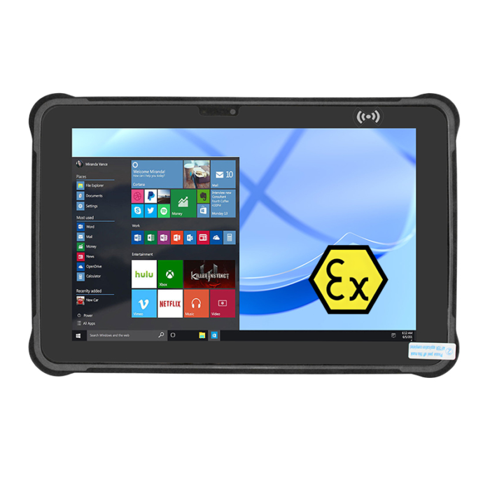isafe ATEX Explosion Proof Windows Rugged Tablet