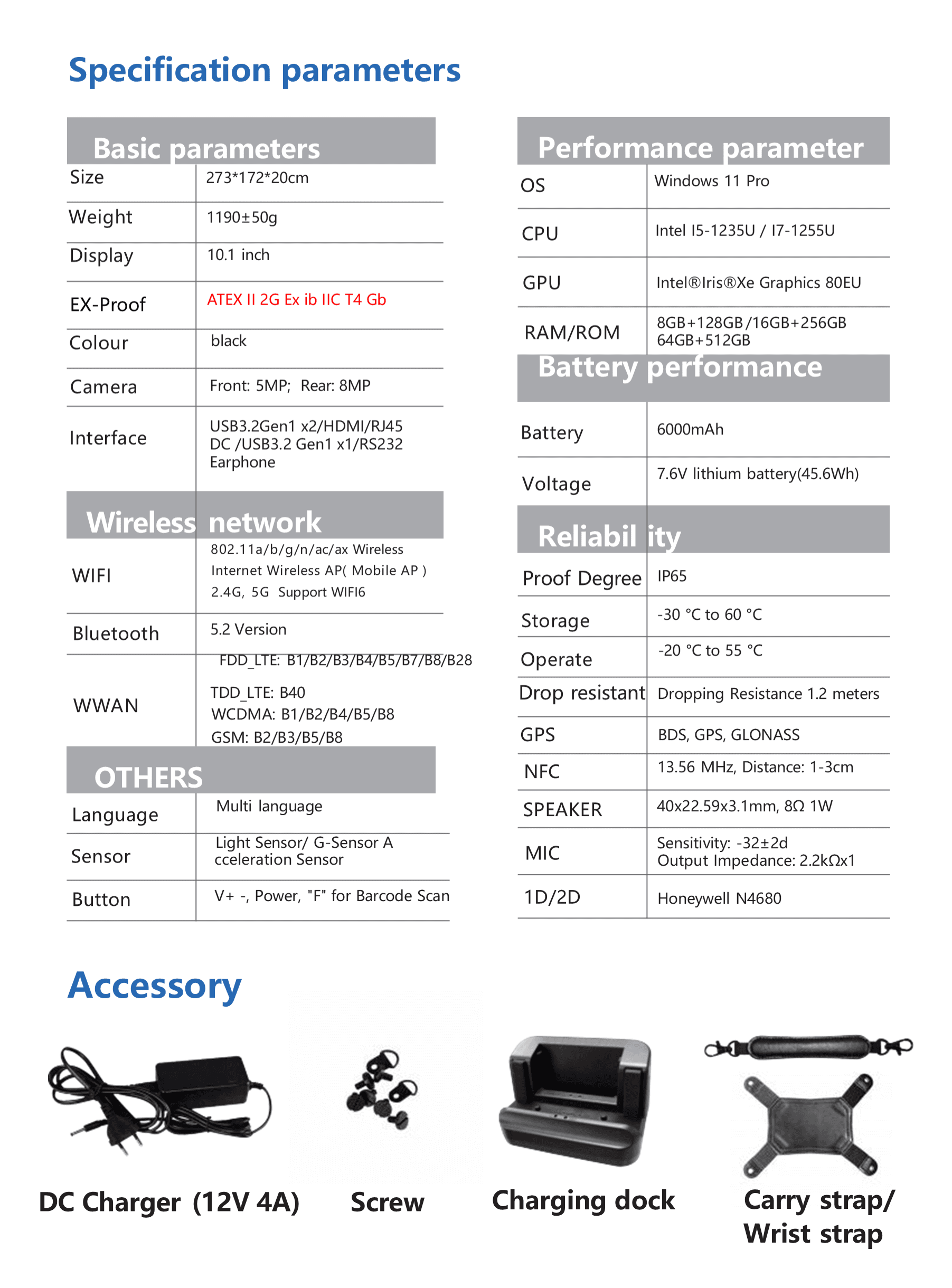 M31 windows explosion proof rugged tablet 2