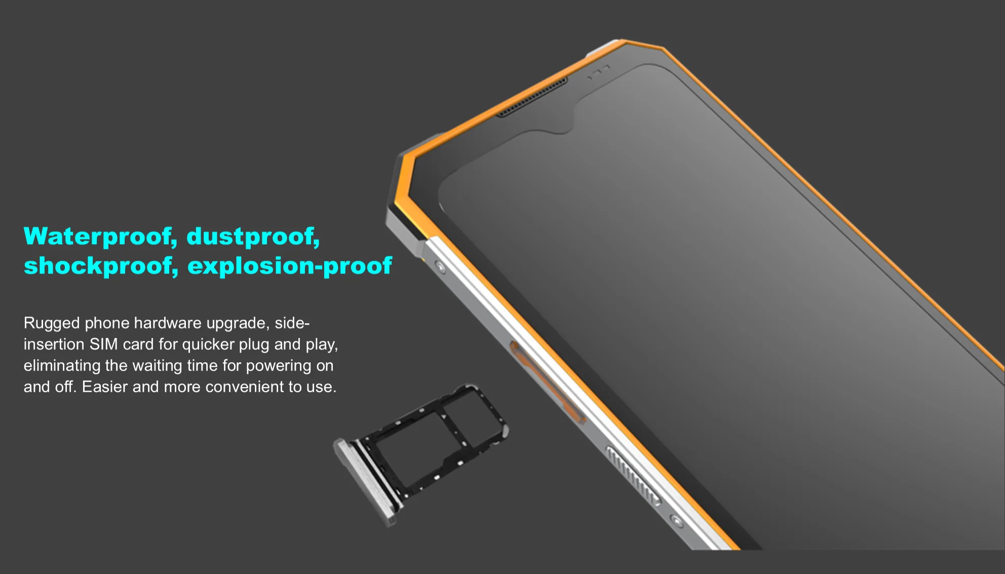 No Camera GPS ATEX Explosion Proof 5G Mobile Phone N63EX006